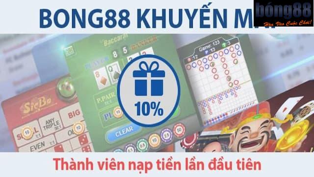 Khuyến mãi chào mừng cho người chơi mới Bong88 Khuyến mãi chào mừng cho người chơi mới Bong88 về tổng quan